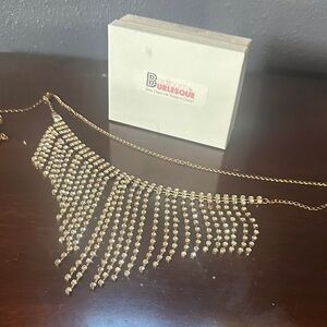 Gold Rhinestone Belly Chain